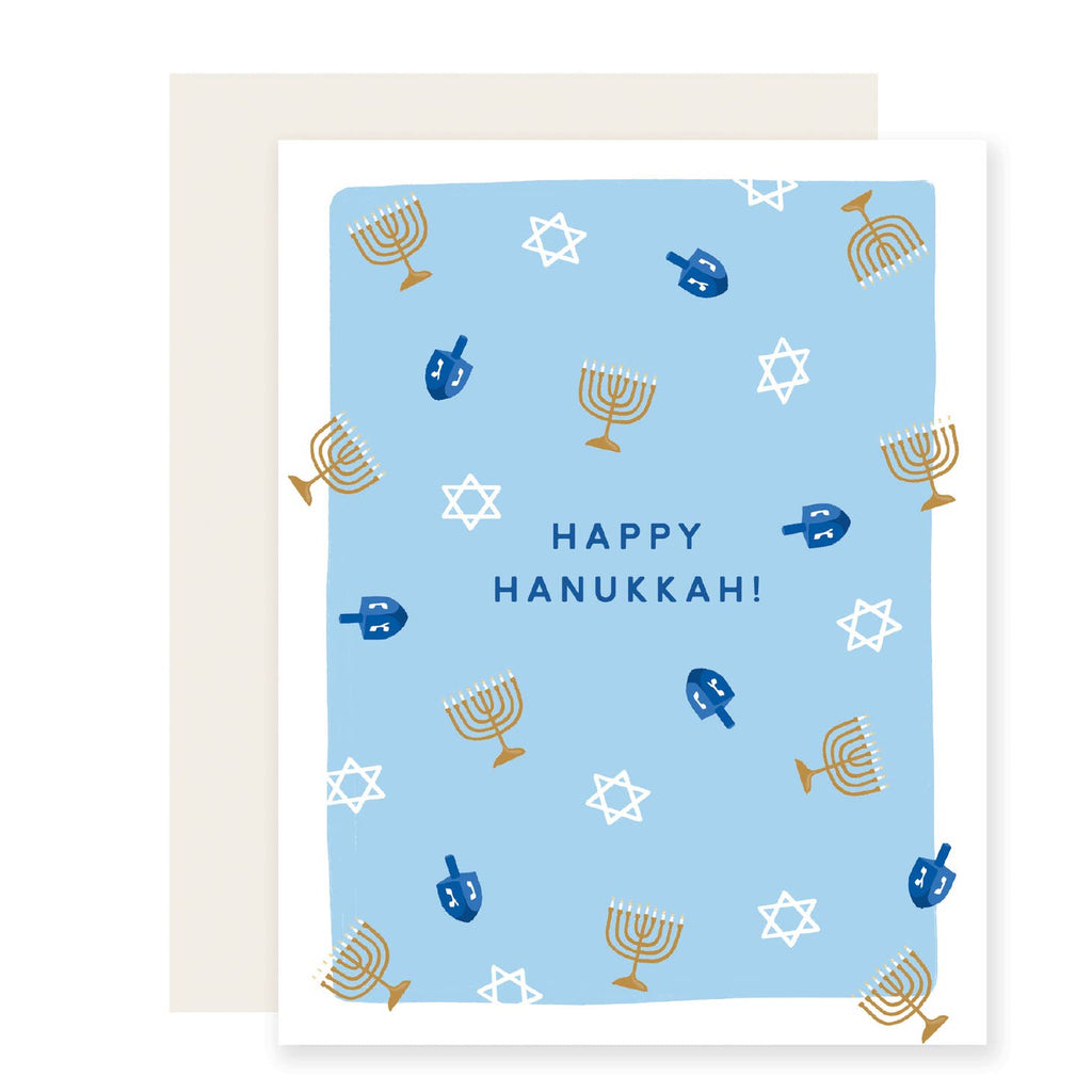 Happy Hanukkah! (Blank Inside) Card