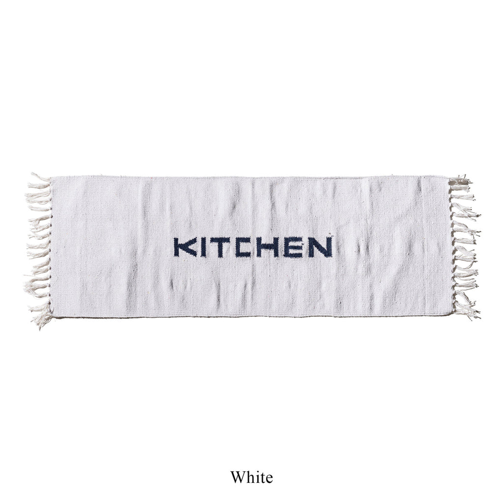 Handloomed Recycle Yarn Kitchen Mat By Puebco 303130 3