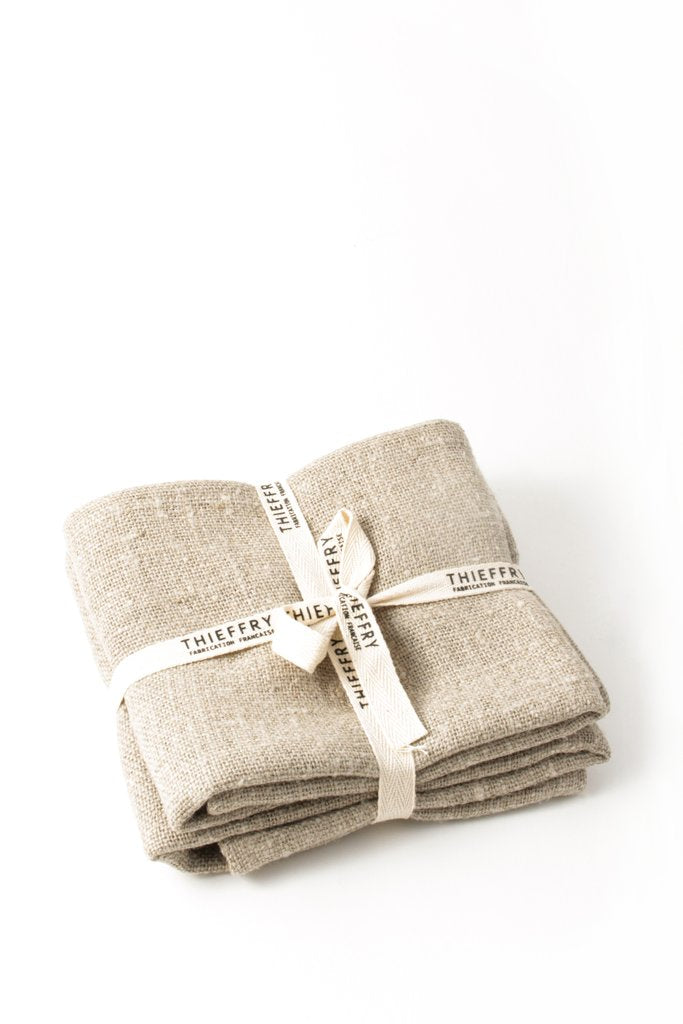 thieffry set of two dish towels raw natural 1