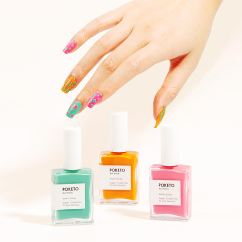 poketo nail polish in various colors 11