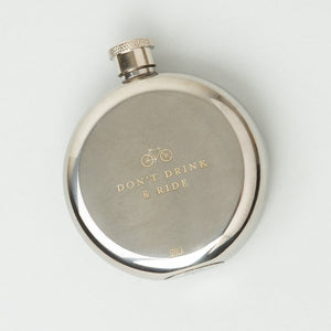 Stainless Steel Hip Flask - Don't Drink and Ride