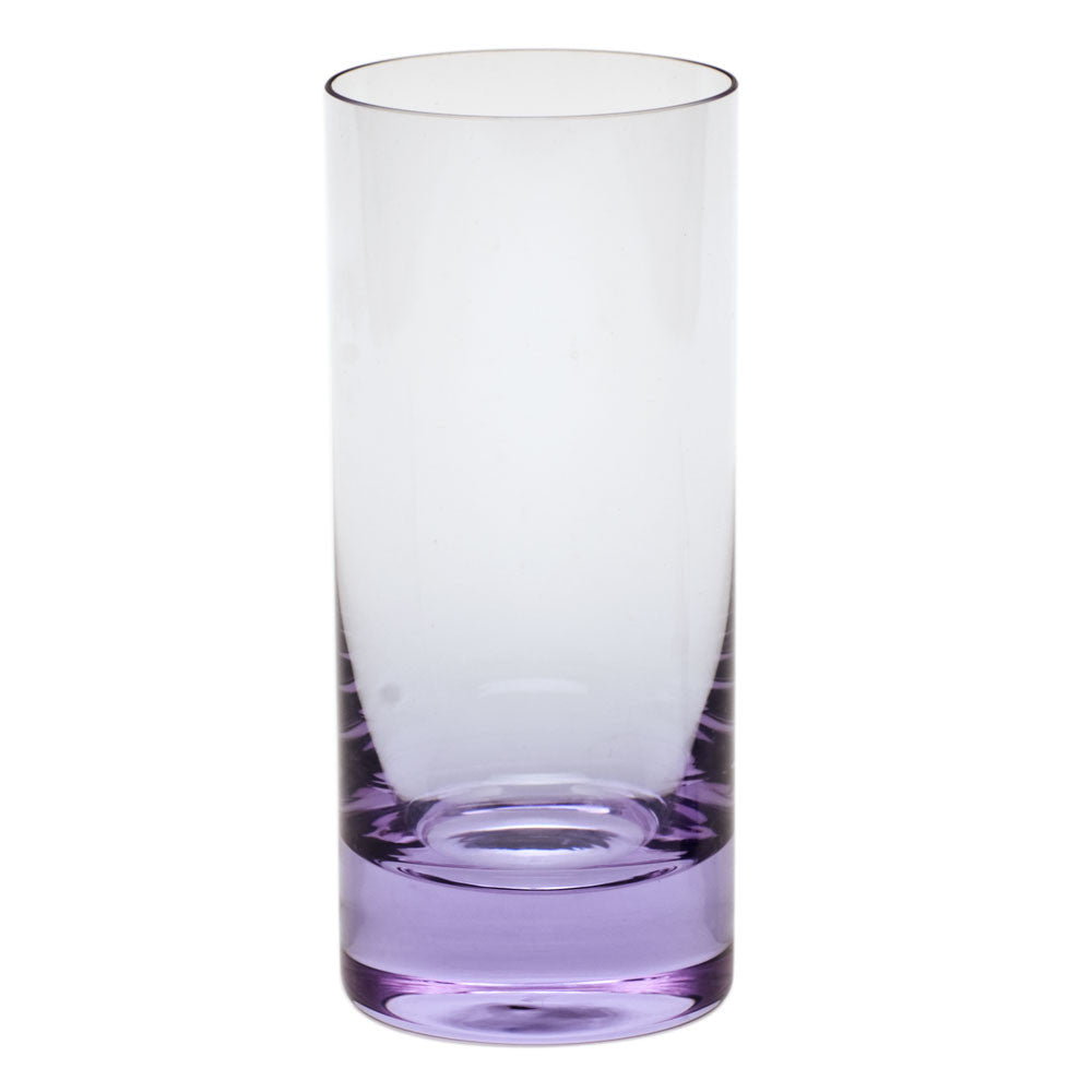 whisky hiball glass in various colors design by moser 2
