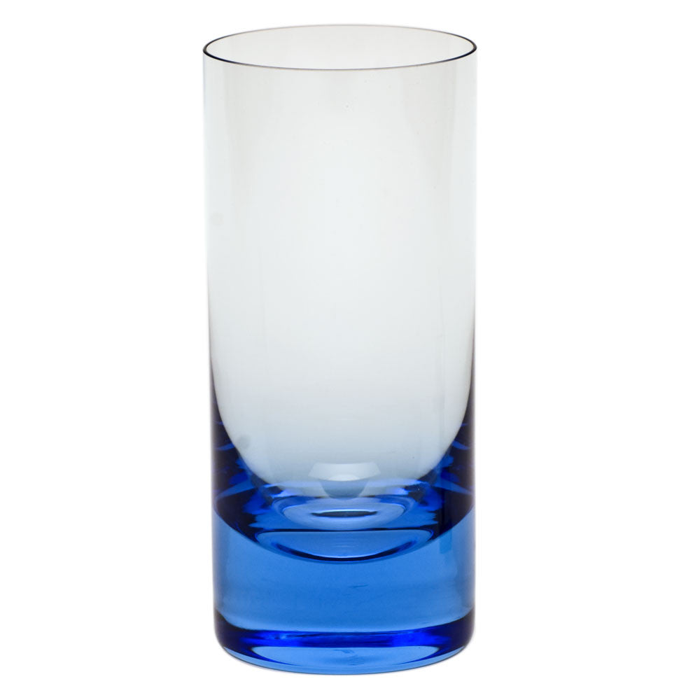 whisky hiball glass in various colors design by moser 3