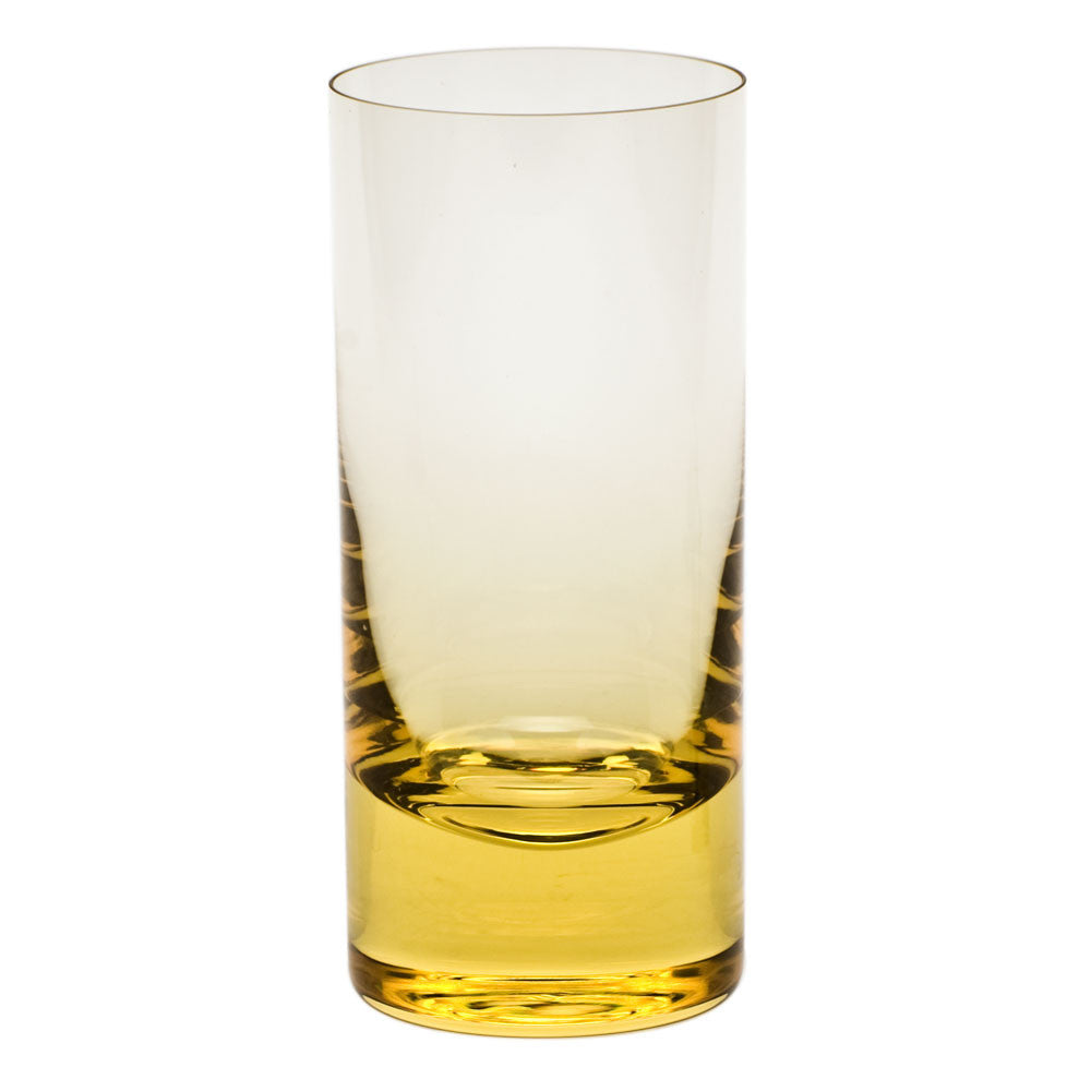 whisky hiball glass in various colors design by moser 5