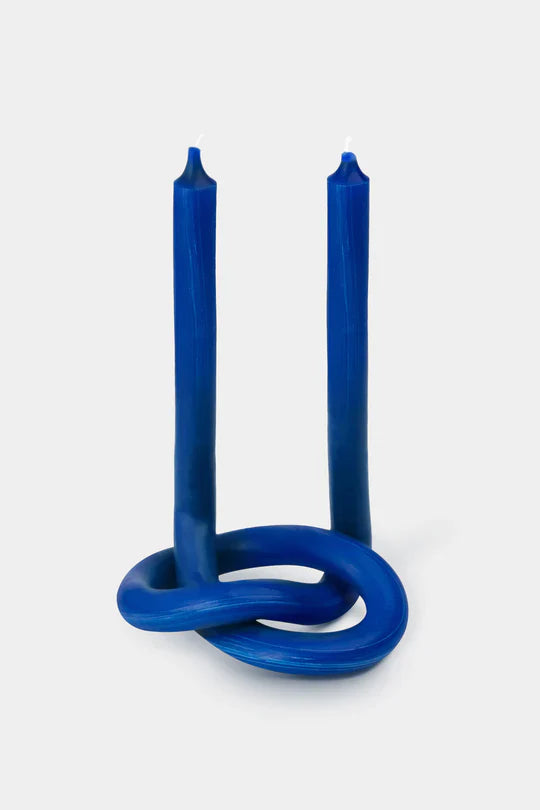 knot candles in various colors 5