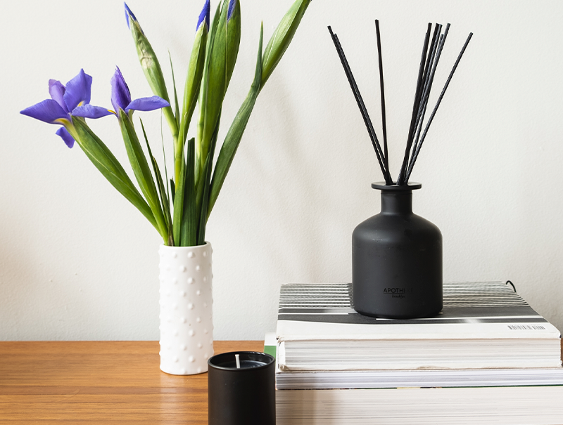 charcoal reed diffuser design by apotheke 4