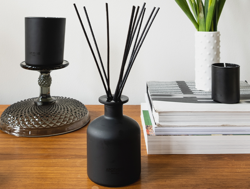 charcoal reed diffuser design by apotheke 3
