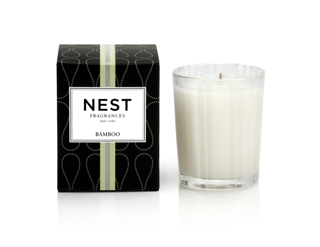 bamboo nest candle