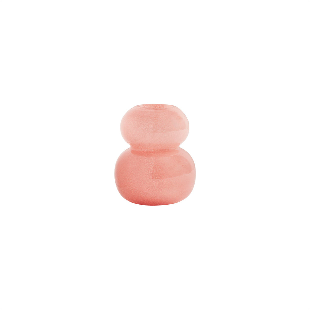 lasi extra small vase in coral 1