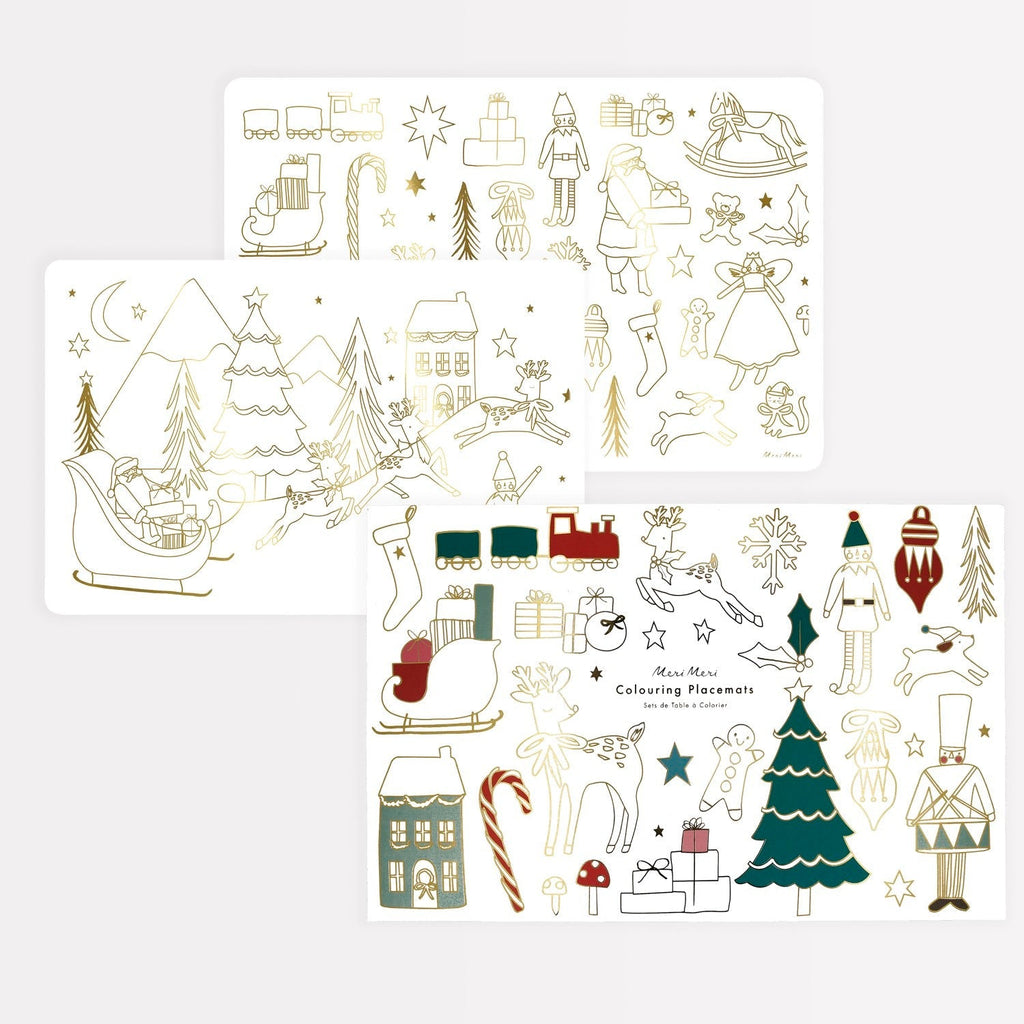 christmas coloring placemats by meri meri mm 225612 1