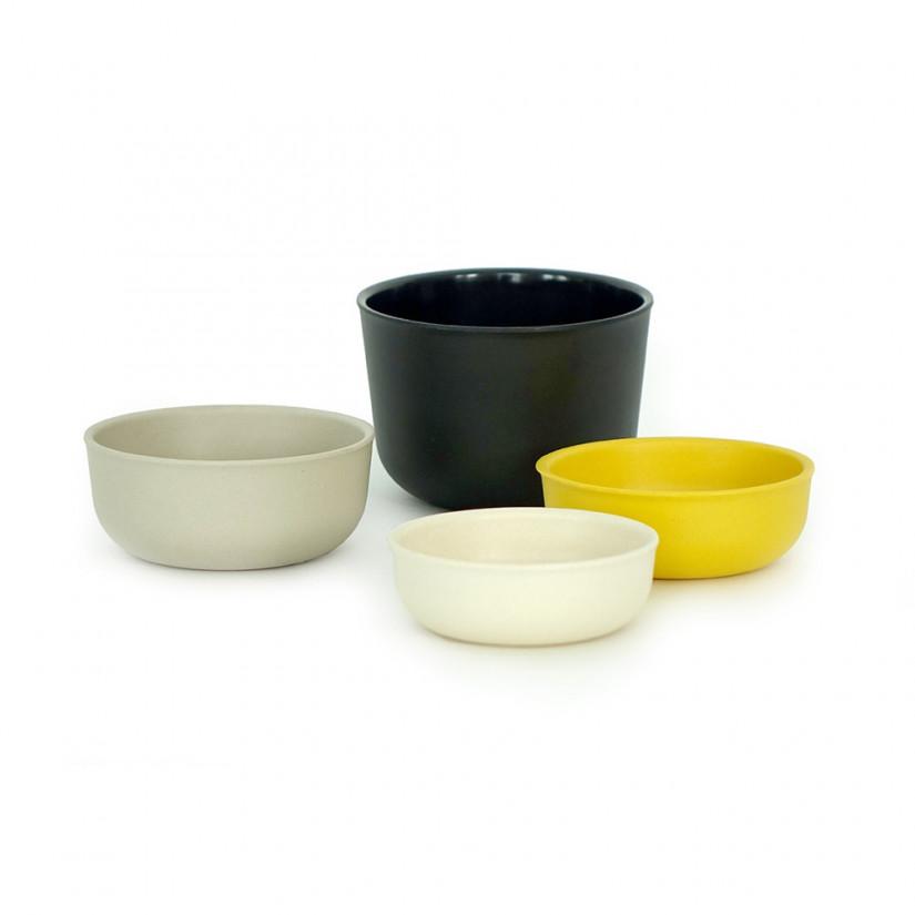 Pronto Bamboo Nested Measuring Cup Set design by EKOBO