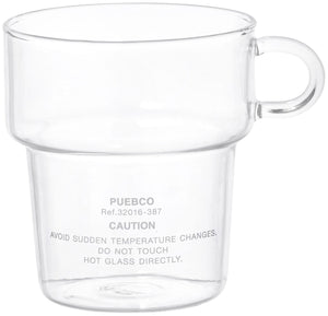 Borosilicate Glass Mug - Deep Stacking design by Puebco