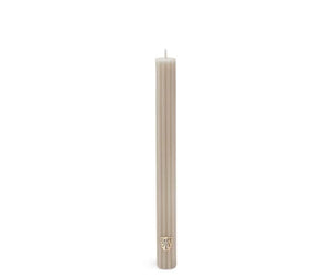 Feu de Bois Scented Ribbed Taper Candle