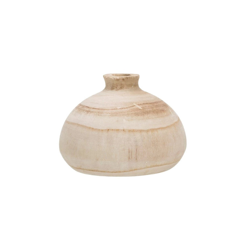 paulownia wood vase 1