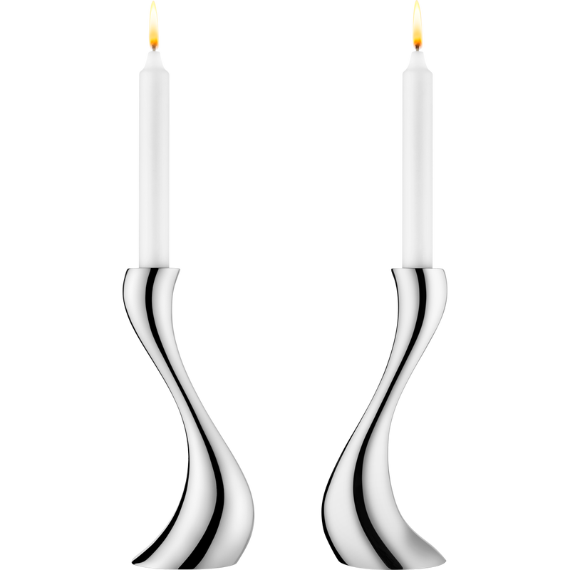 Cobra Medium Candle Holder, Set of 2
